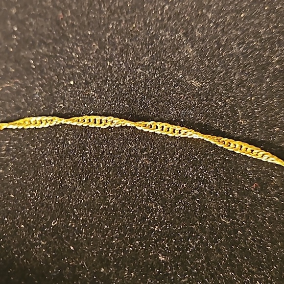 ROPE CHAIN GOLDTONE 19 1/2" Necklace & 7" Matching Bracelet - Picture 5 of 6